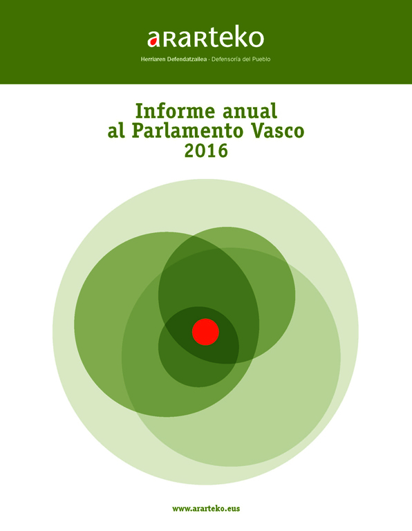 Informe al Parlamento Vasco 2016