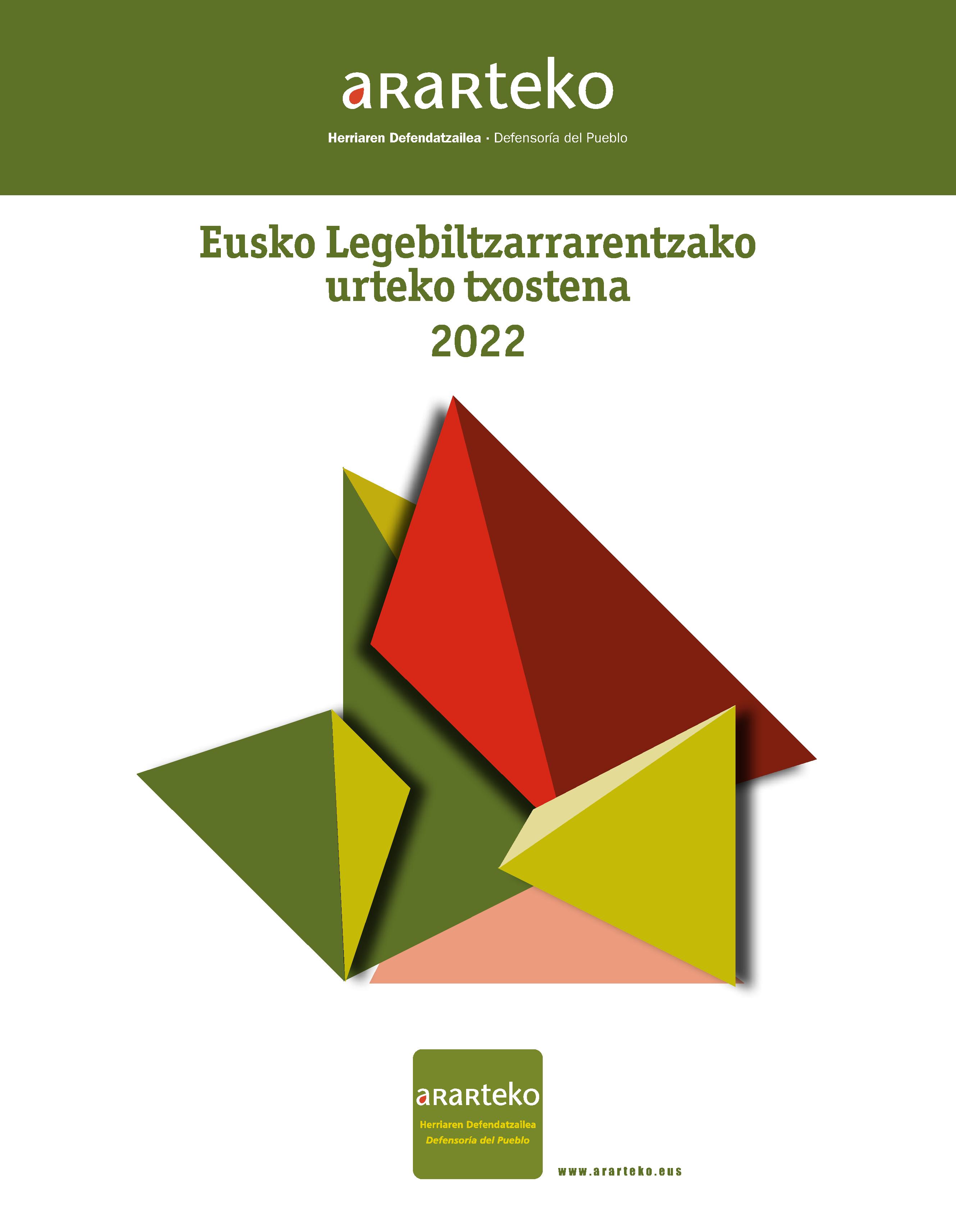 Eusko Legebiltzarrarentzako txostena 2022