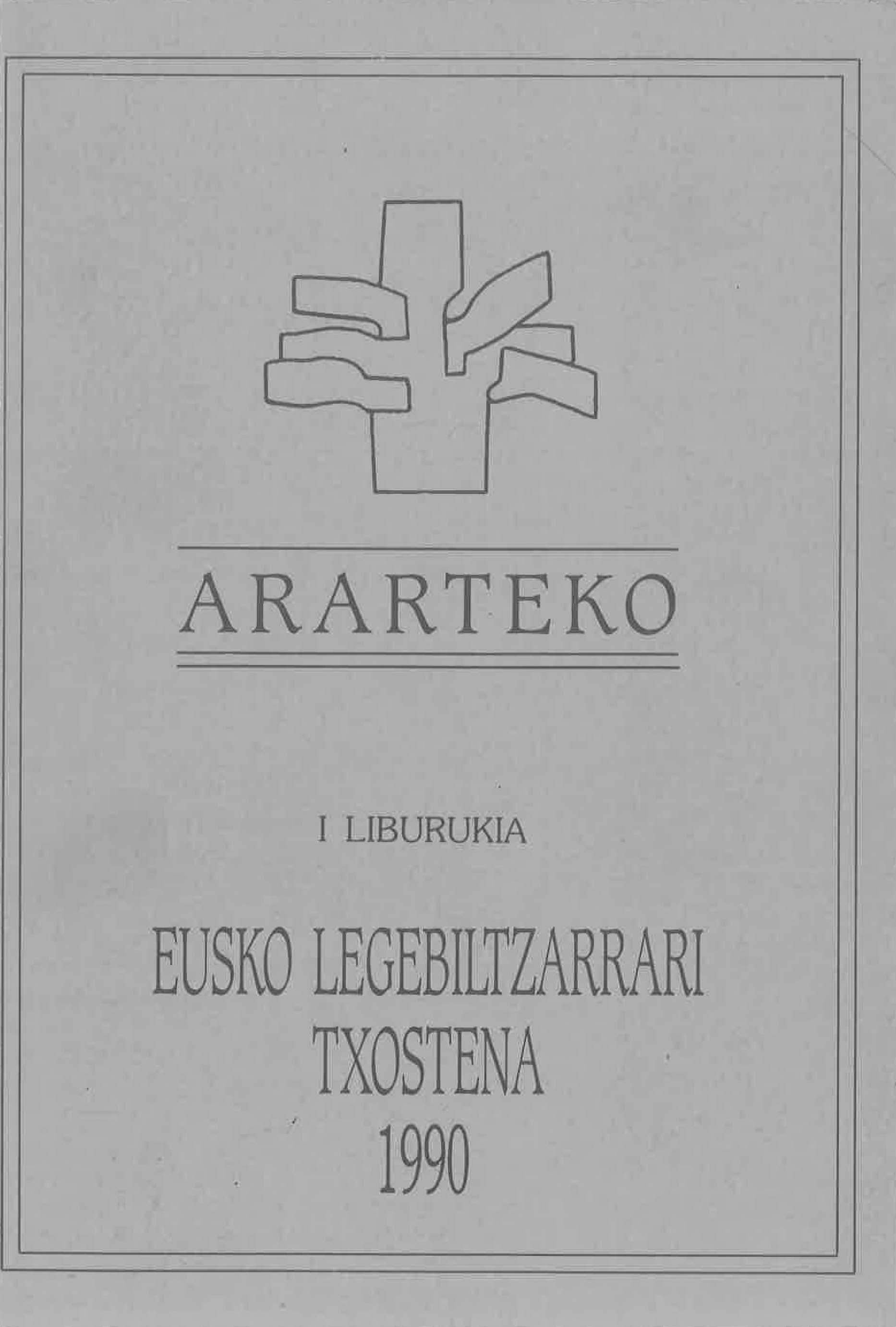 Arartekoaren txostena  Eusko Legebiltzarrari 1990. urtea